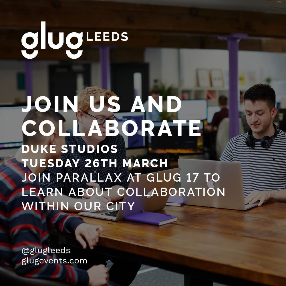 parallax's tweet photo. It's tonight! We’re heading to @glugleeds. Doors open at 6pm @Dukestudioleeds. 

https://t.co/wIjMLQD1G5

#events #sheafst #dukestudios #beer #collaborate https://t.co/8knqFd12P3