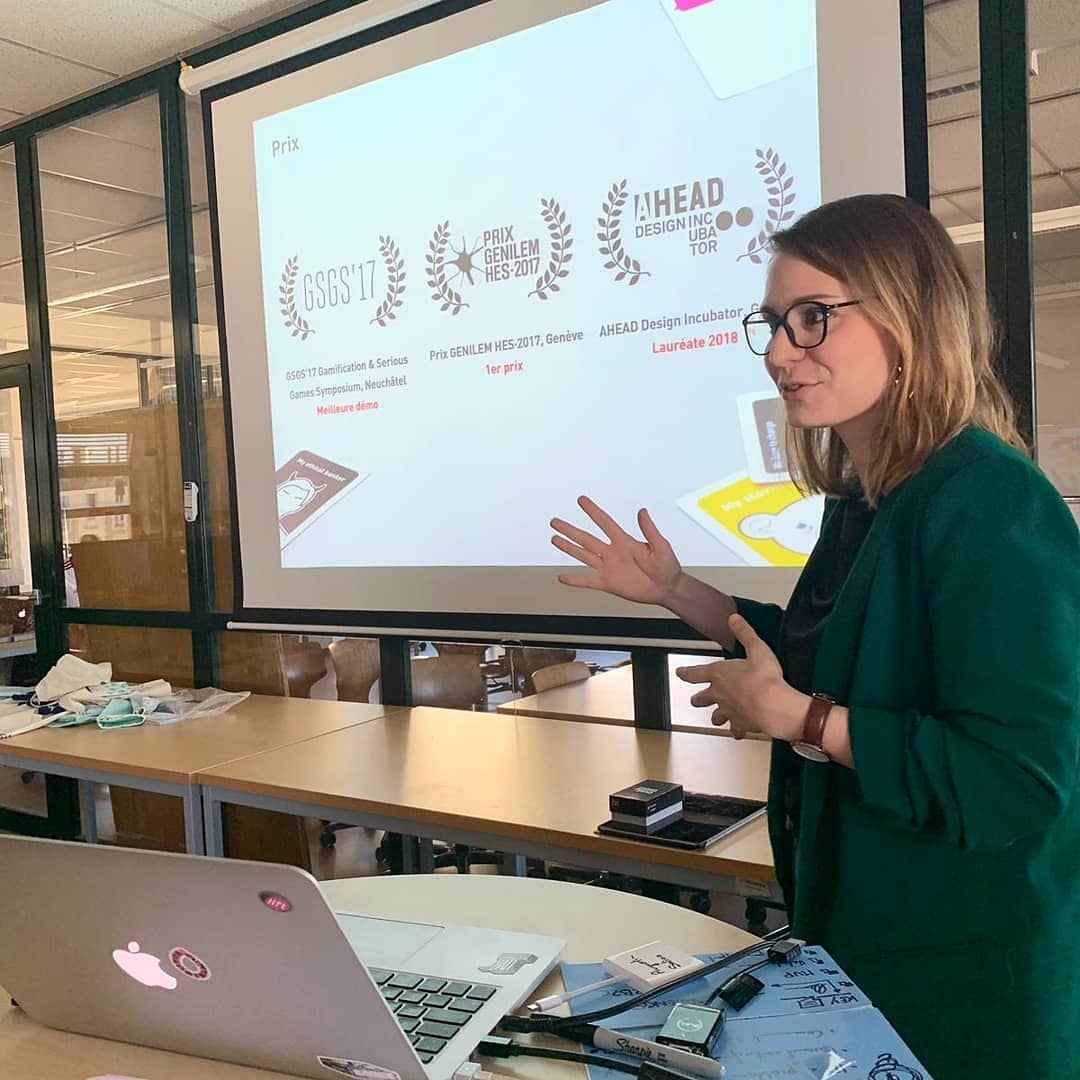 ValerieGVA's tweet photo. Le weekend dernier j’ai eu le plaisir de participer au #hackathon HES-SO Genève. Merci à Pulse Incubateur HES, @hes_so Genève et @LIFTconference pour cette belle expérience!
@deadlinethegame #swissgames #deadline #games #pitch #indiegame #gamification https://t.co/ZYihqBR5xM