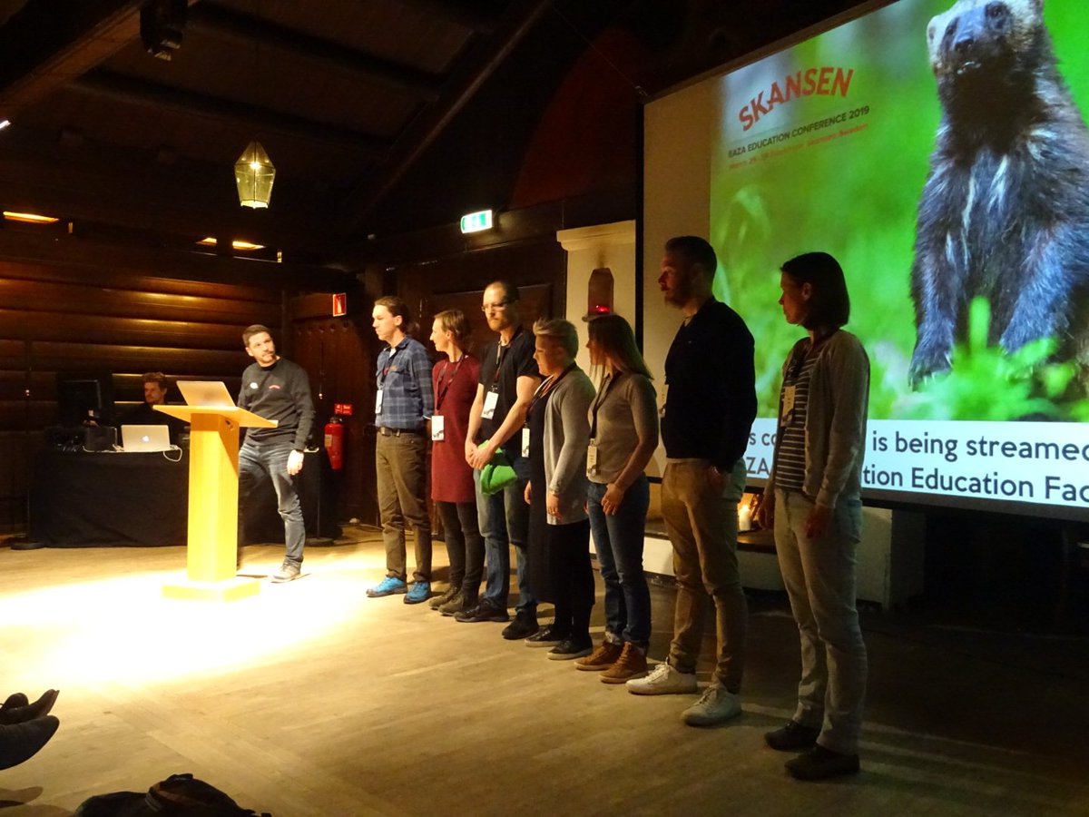 ZooStephen's tweet photo. The @EAZAZoos education conference is underway @Skansen #eazaeducation2019 conservation education acting for a sustainable future https://t.co/EGocwxF5C0
