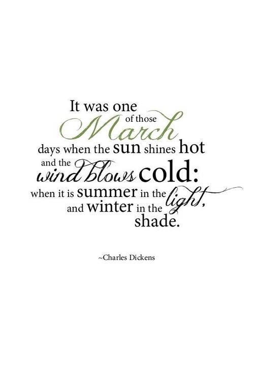 YPantLRC's tweet photo. I love this description by Dickens and it is definitely how March feels at the moment. https://t.co/7HG99m2hbi
