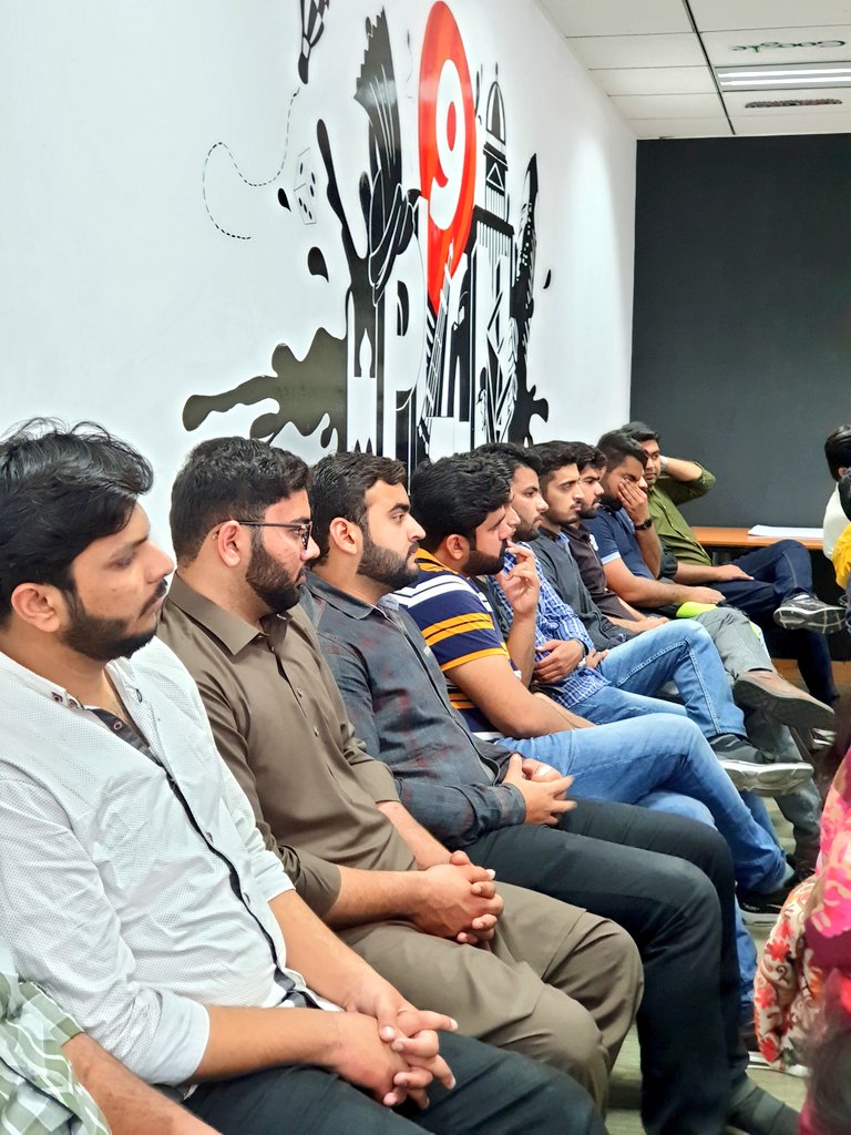 PITBIncubation's tweet photo. Students from NFC Institute of Engineering & Technology Multan came all the way to visit Plan9 HQ today to learn about entrepreneurship before we bring the Launchpad 13 to Multan!
#univisits #students #nfcmultan #multan #startups #plan9 #entrepreneurship https://t.co/6SrQQRHMvK