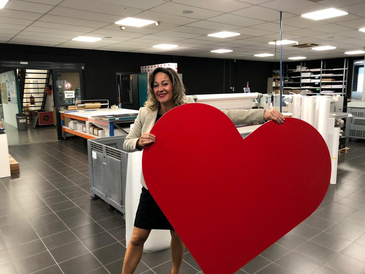 DPN_LS's tweet image. Weer een mooi groot “ hart “ gemaakt voor Claudia van Kesteren , 😍