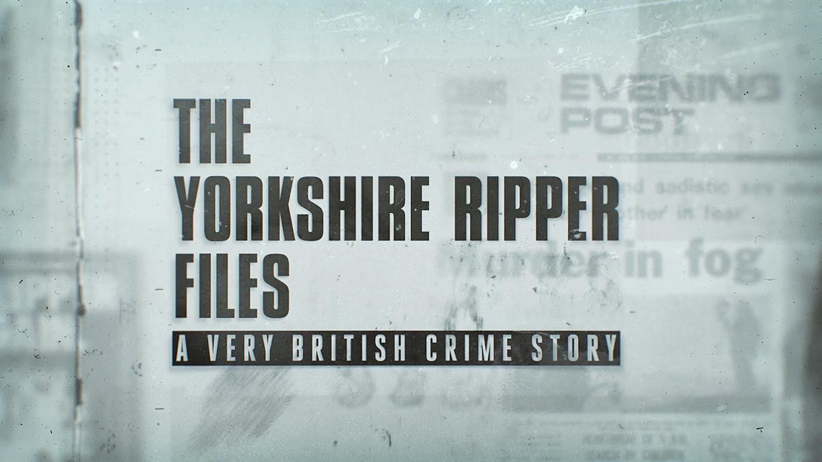 Peepshow_studio's tweet image. The first episode of ‘The Yorkshire Ripper Files: A Very British Crime Story’ is on BBC FOUR tonight (Tuesday 26th March) at 9pm. All GFX by Peepshow. #broadcastdesign #peepshowstudio #motiondesign #bbcfour #documentary