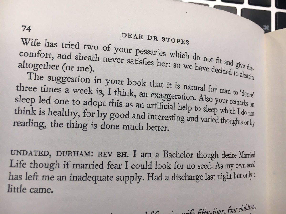 dididrama's tweet photo. Have you ever wanted to know the details of an interwar clergyman’s sex life? Of course you have! Respect to this guy for making sure his wife orgasms. #histsex https://t.co/2UDNEISK1y