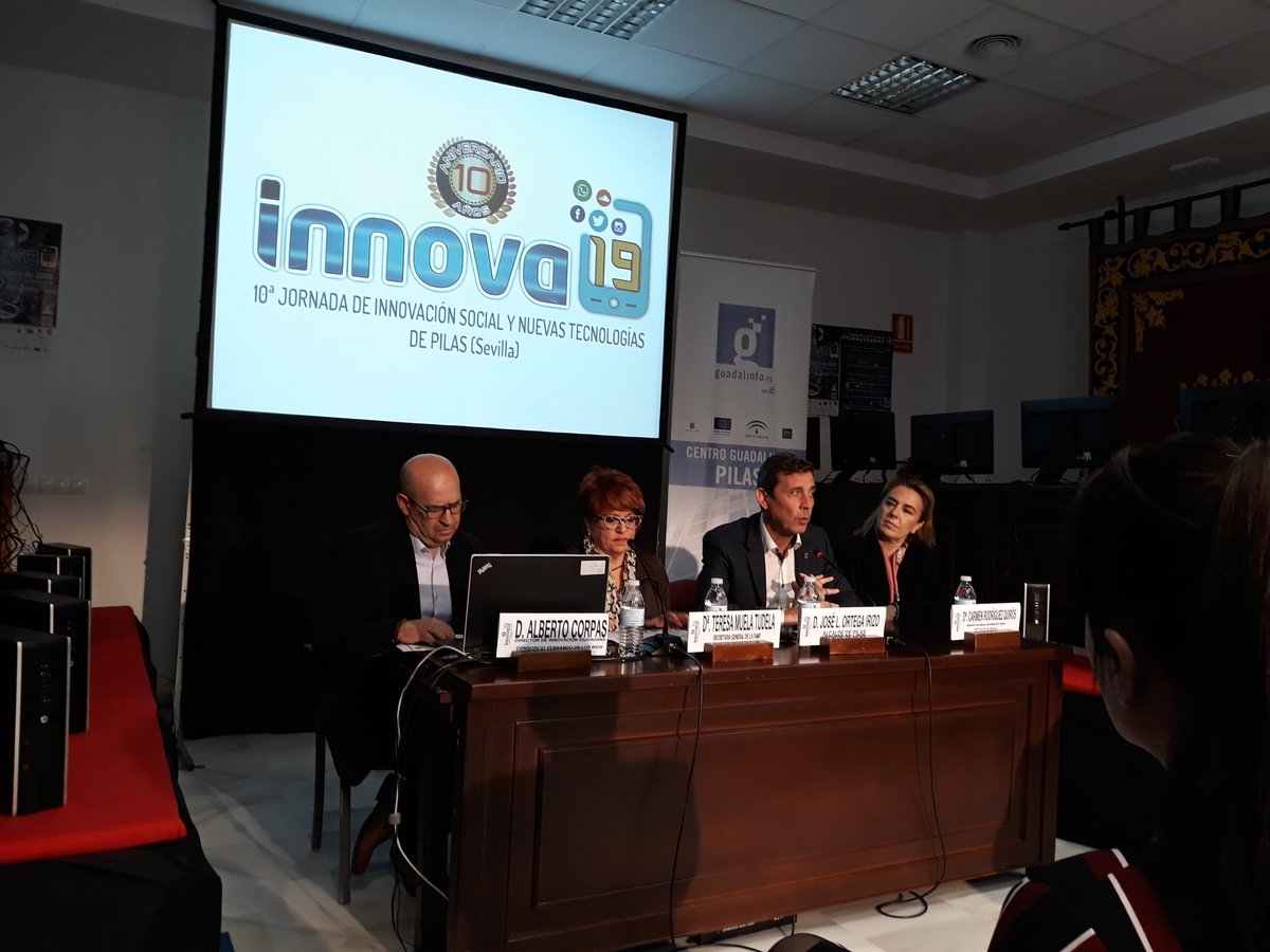Carmen Mota (@cmota) on Twitter photo Comienza #InnovaPilas19 con la prencia del alcalde de #Pilas con <a href="/muela_teresa/">Teresa MUELA TUDELA</a> y <a href="/jacorpas/">Alberto Corpas Novo</a> del @consorciofr <a href="/RedGuadalinfo/">Vuela Guadalinfo</a> Comienza #InnovaPilas19 con la prencia del alcalde de #Pilas con <a href="/muela_teresa/">Teresa MUELA TUDELA</a> y <a href="/jacorpas/">Alberto Corpas Novo</a> del @consorciofr <a href="/RedGuadalinfo/">Vuela Guadalinfo</a>