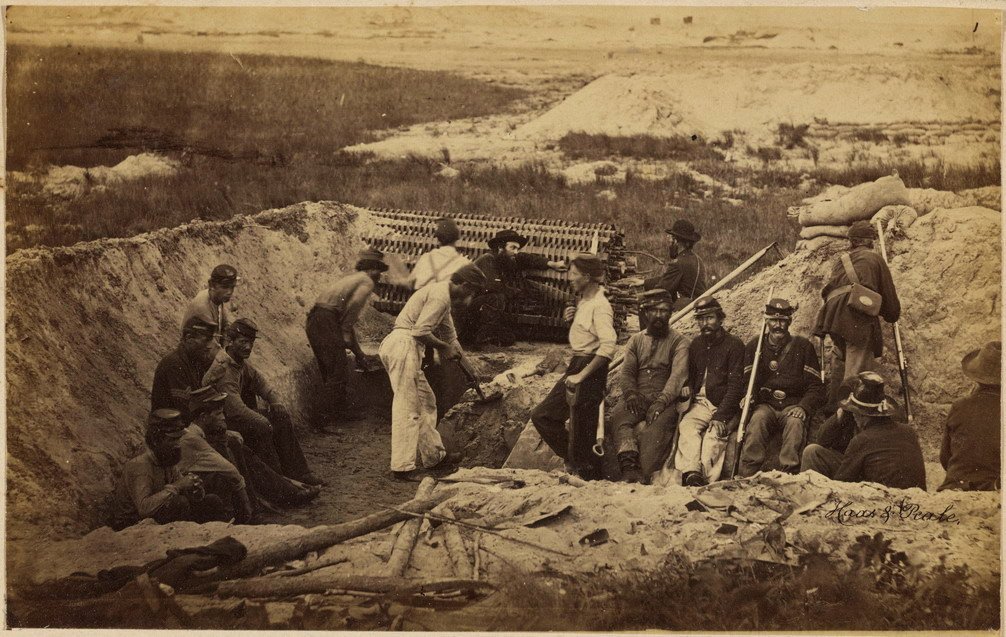 Gabions continued to be used for both the offence and defence, usually manufactured locally using readily available materials and filled in situ. A novel use emerged in the 1850’s, the Sap Roller, a large cylindrical gabion on its side /5