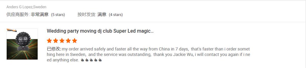 MarsliteLight's tweet image. we are so happy to do business with you,thank you like our products.
Hope to do future service for you, and happy everyday.
marsledstage.com
#ledmovingheadlight
#stagelightingdesign
#ledeffectlight