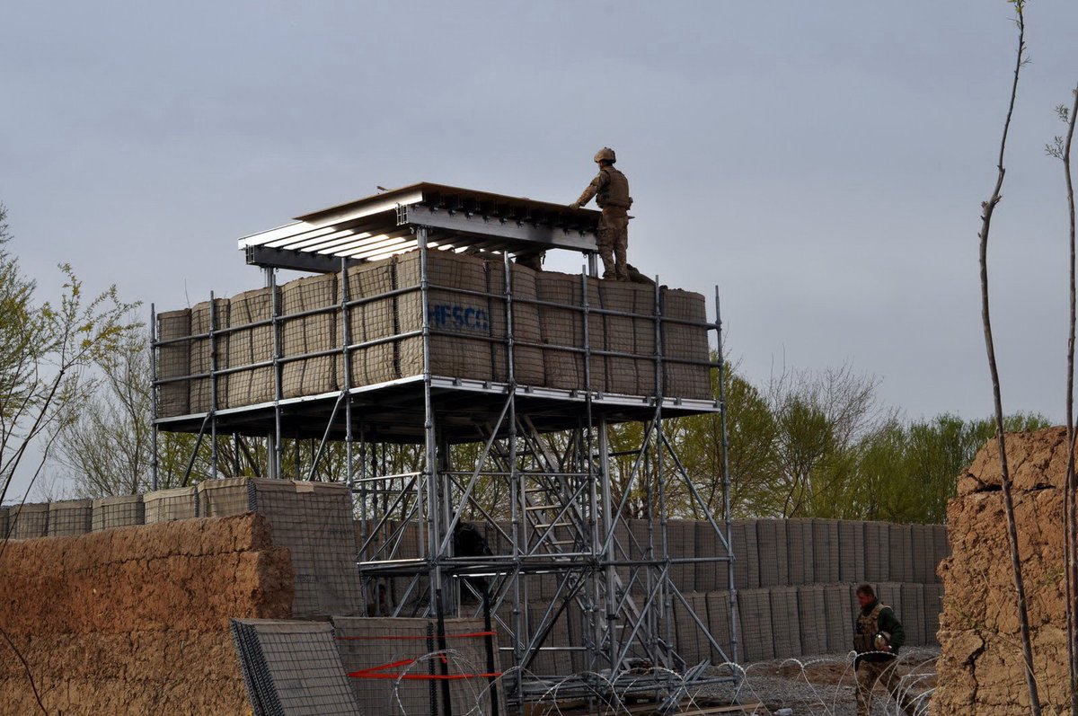 Innovation from Hesco include rapid installation kits, bunkers and elevated sangars, all clever stuff that exploits the key features of modern gabions/21