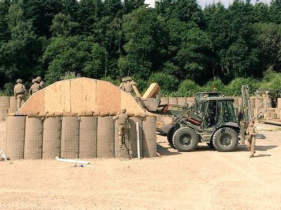 Innovation from Hesco include rapid installation kits, bunkers and elevated sangars, all clever stuff that exploits the key features of modern gabions/21
