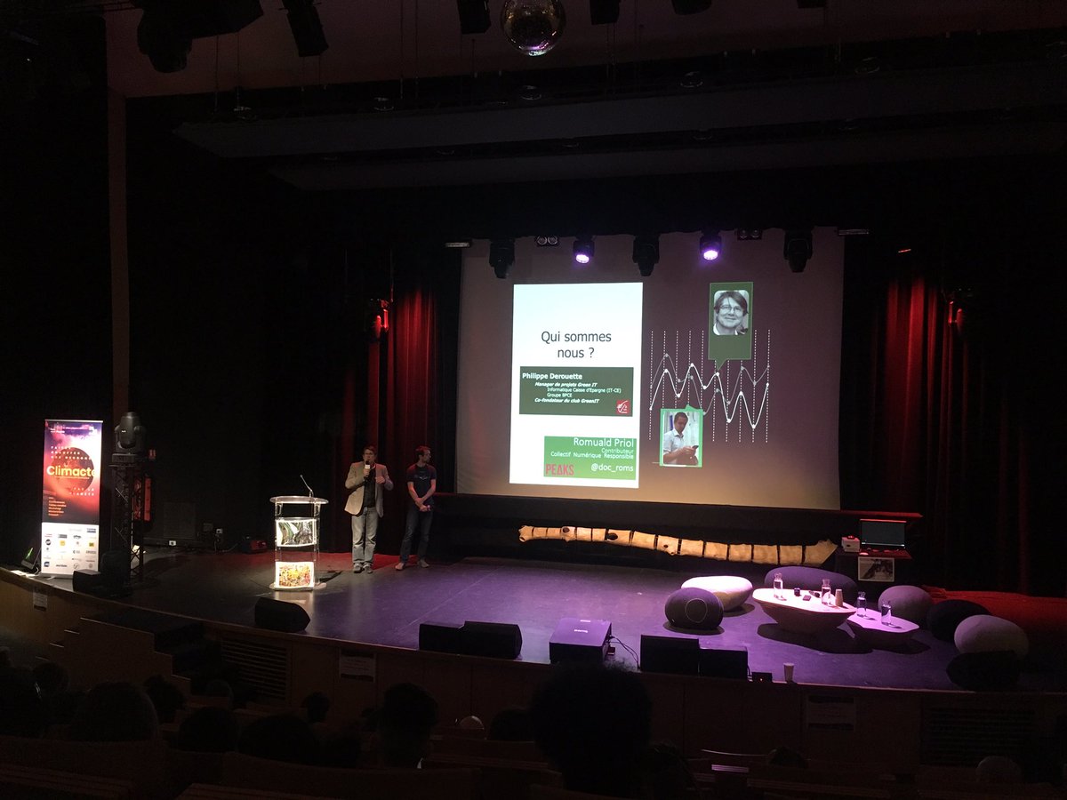 YsalisZ's tweet photo. Day 2 ! On commence par une conférence de #GreenIT pour #Climacte2019, événement réalisé par mon école #ECSNice 🌿🧠 https://t.co/szxKmtb3Re