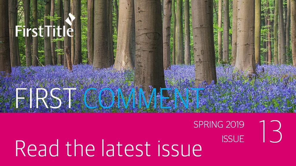 Latest news from First Title.
#TitleInsurance   #LegalIndemnityInsurance
buff.ly/2YfhtYr