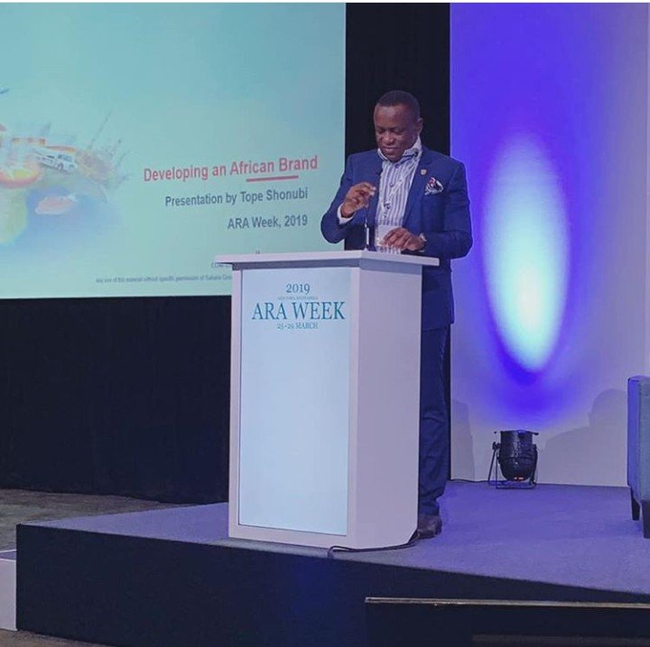theoilbloc's tweet photo. Executive Director, @iamsaharagroup Tope Shonubi speaking at ongoing, African Refiners Association (ARA) Week.
He speaks on the topic "Developing an African Brand". @info_ara
The event continues today and ends March, 27 2019.
#araweek2019 #Capetown #SouthAfrica #Event https://t.co/2CNcdub7lq