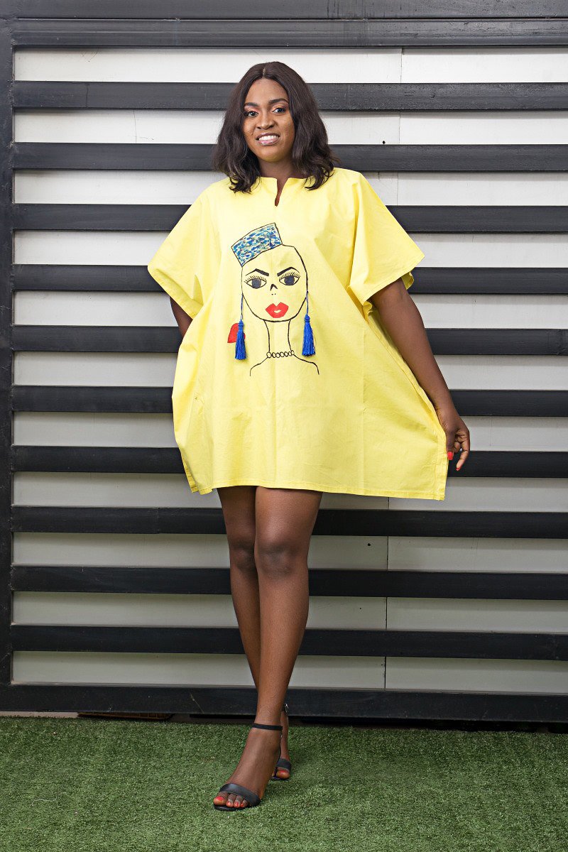 AsakeOge's tweet photo. Creativity unusual....this face painted tunic is really wonderful. 
Check out more of our collections on https://t.co/w7vPwcvYc8
I.G @asakeoge https://t.co/wxK8ChhXlj