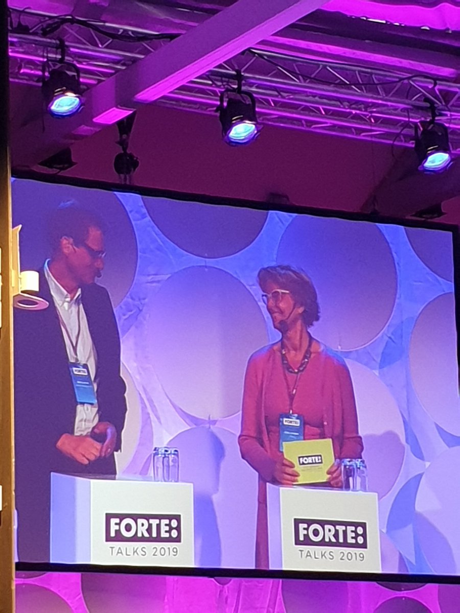 JUlfvarson's tweet photo. Ethel Forsberg och Martin Ingvar inleder #ForteTalks2019 @Swenurse_Kansli https://t.co/peKTkKN7qF