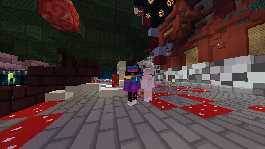 DancyGamerYT's tweet photo. Mi nuevo texture pack y mi amiga en @FireServerBT https://t.co/kEKcqYKHCL