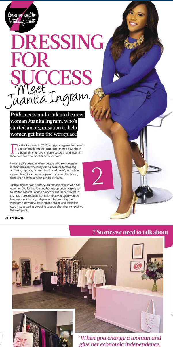 MsJadeOnline's tweet photo. Have you got your copy of this months @Pridemag yet? It features my amazing clients @Juanitaingram @DFSlondon!! Check out Juanita's 3-page feature, full of inspiration and empowerment! @JadePROfficial #Inspiration #Entrepreneurs #JadePR #WomensDay #Tuesdaythoughts #CharityTuesday https://t.co/r2Dnkd1xt8
