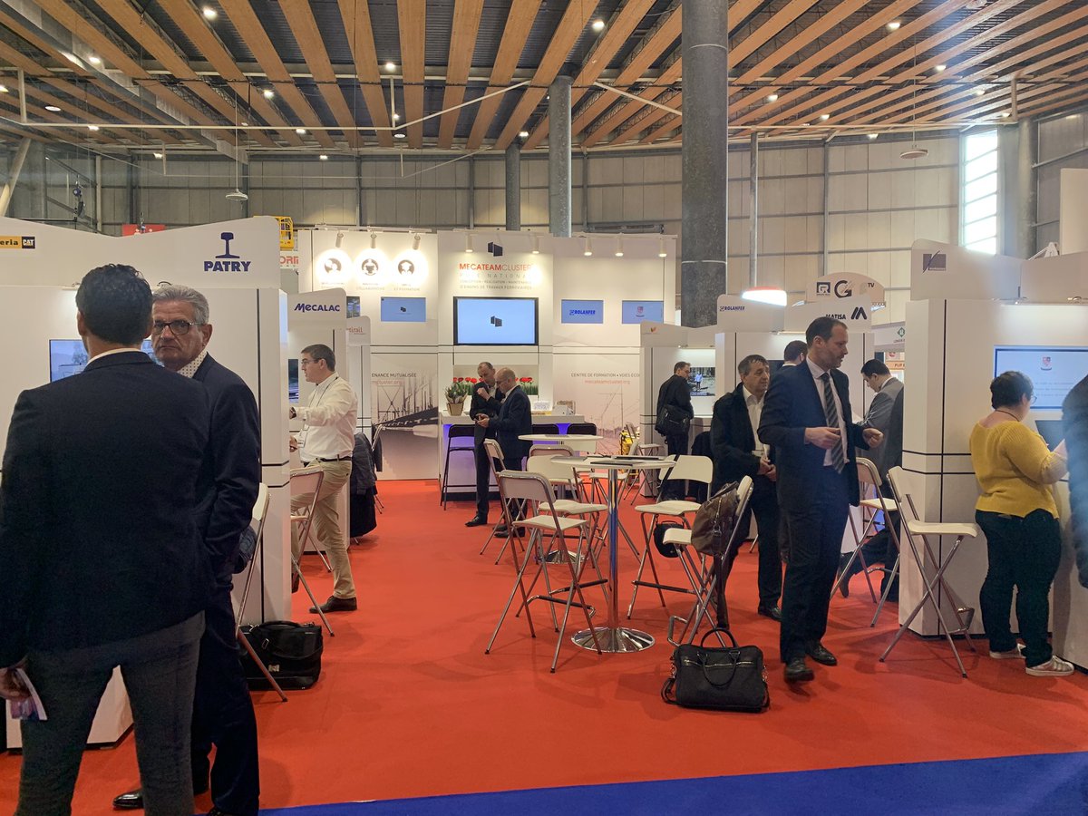 Mecateamcluster's tweet photo. Lancement de #SIFER2019
C’est parti pour 3 jours intenses de salon au cours duquel vous pourrez rencontrer nos 12 co-exposants stand 2/340 ! https://t.co/eOCNxk8czJ