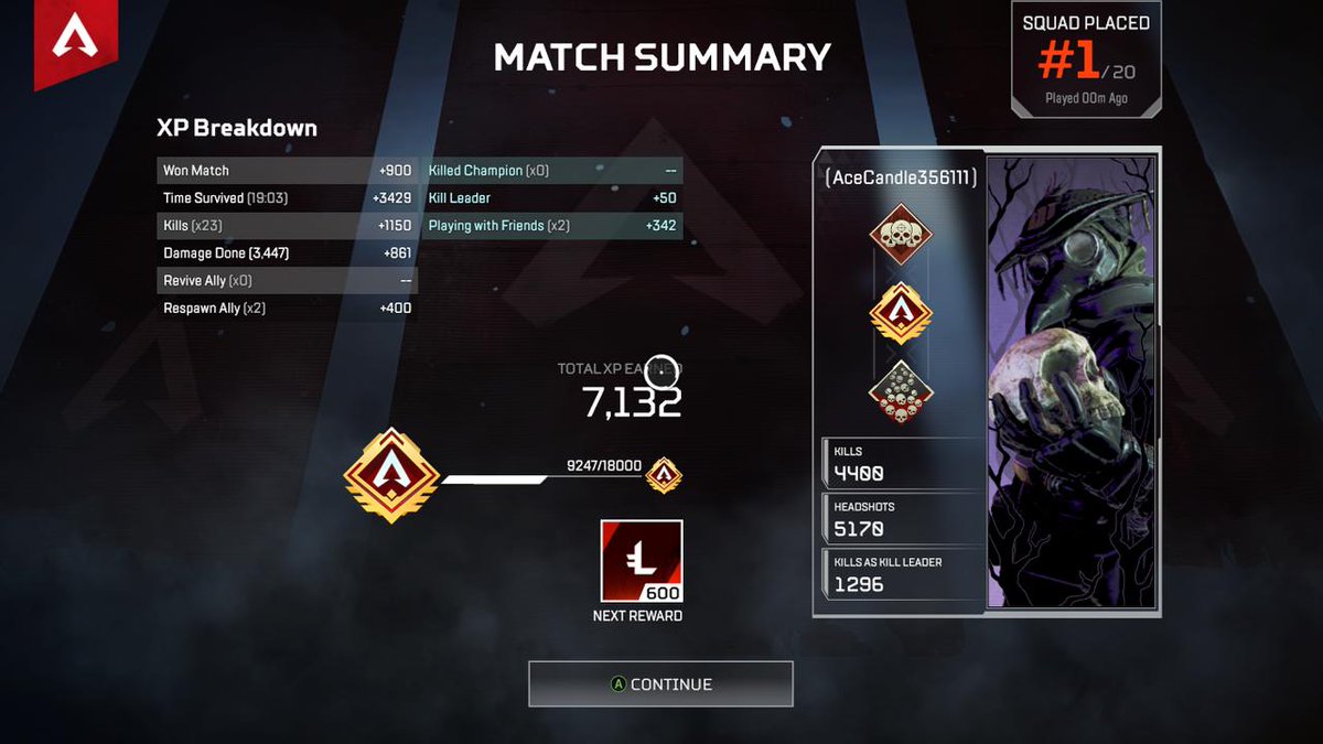 LyndenMallard's tweet photo. New highscore 23 🔥 AceCandle356111 🔥 Add me/dm to play 😁 #ApexLegends #XboxShare #retweet https://t.co/7DFH8wd1oj