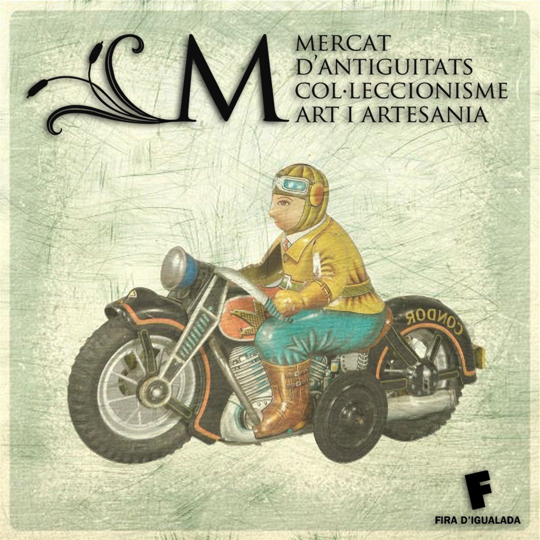 Avui, últim diumenge de mes, podeu gaudir del Mercat d’Antiguitats, Col·leccionisme, Art i Artesania de <a href="/firaigualada/">Fira Igualada</a>, de 10 a 14h al Passeig Verdaguer bit.ly/2TUkHCe