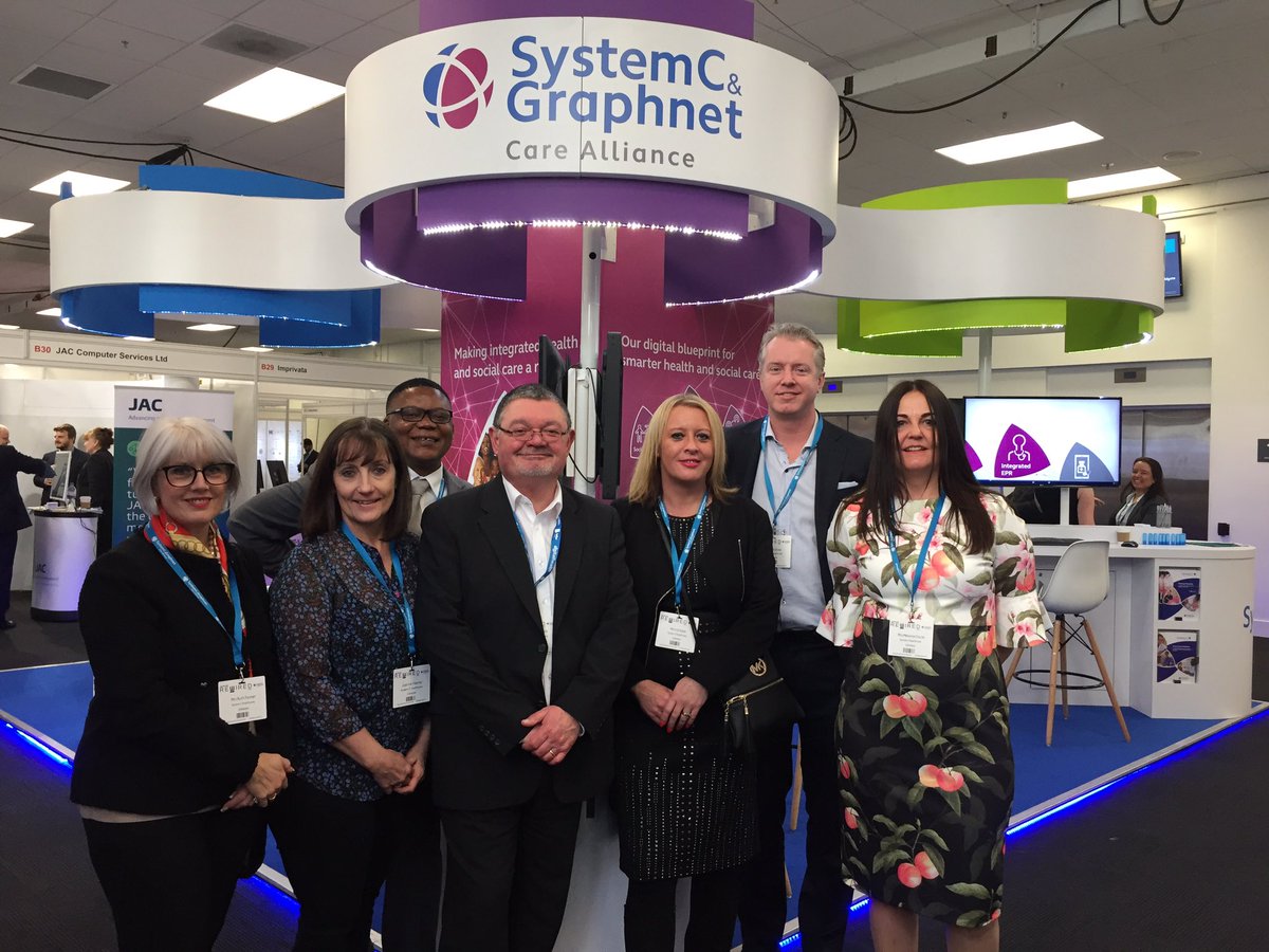 System_C's tweet photo. Meet our friendly bunch at stand B28, just outside the one working lift! #DHRewired19 https://t.co/UxJMlOsRLy