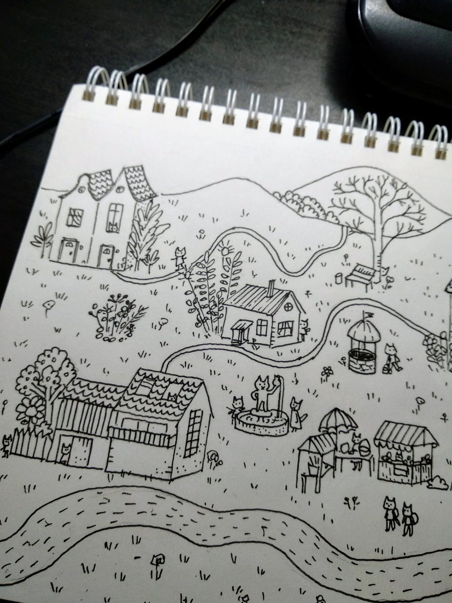 murmurarium's tweet photo. Cat village https://t.co/IPdo3u03bs