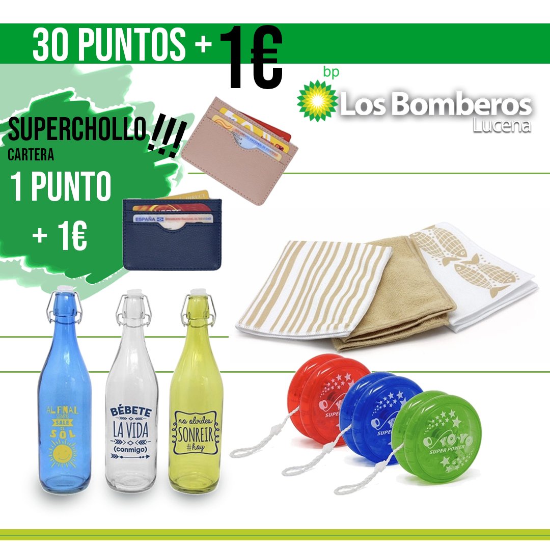 BPLUCENA's tweet photo. 📢📢 ¡Ya disponibles los #Chollos de #Primavera🌼! 🙌🙌

Hazte ya con estos artículos por 30 ptos +1€, pero ¡ojo al #SÚPERCHOLLO! 👀👉 con 1Pto + 1€ ¡consigue una estupenda cartera!👝

¿Dónde?🤷‍♂️ En tu estación de servicios #Bp Los Bomberos en #Lucena ➡ Ctra. Cabra Km 1,5 https://t.co/vENWosfNe1