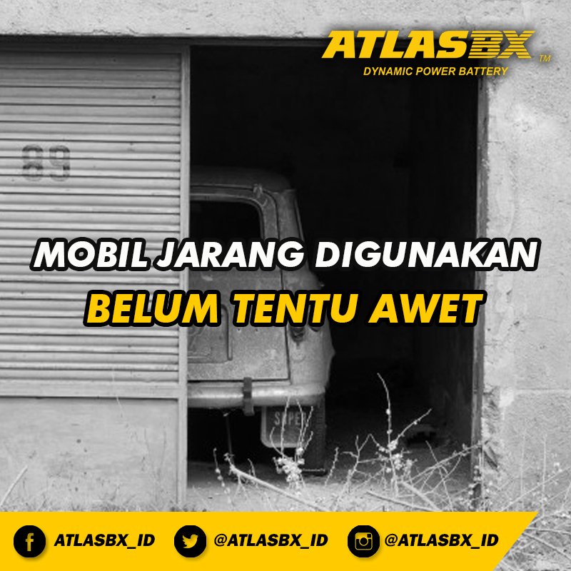 ATLASBX_ID's tweet image. Mobil Jarang digunakan ??? Mobil yang jarang digunakan belum tentu tetap awet !!!
#MobilJarangdigunakan #StartStopSystem #Charge #AkiMobil #Accumulator #AccuMobil #AccuMaintenanceFree #MaintenanceFree #AkiKorea #BateraiMobil #Baterai #IdlingStop #ISSTechnology #Otomotif