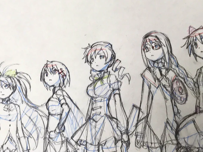 マギレコ、アニメパートの修正より。 