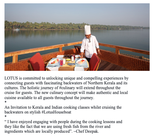 The Lotus Houseboat
*
Offers: abchapriretreats.in/offers.php
*
#Backwatersofkerala #culinaryjourneys #Food #Keralafood #Fishcurry #LuxuryHouseboat #Godsowncountry #TuesdayThoughts #MasalaDosa #healthyFood #organicfood #spiceofkerala #catchoftheday #ABChapriRetreats #travel #houseboat