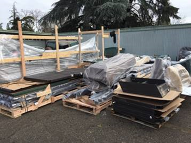 MercedCityHall's tweet photo. Rain delays don't just happen in baseball. Work on the Applegate Park playground equipment won't start until late April. It will be pretty impressive when it's complete. #Merced #ApplegatePark https://t.co/T6kECoE0xn