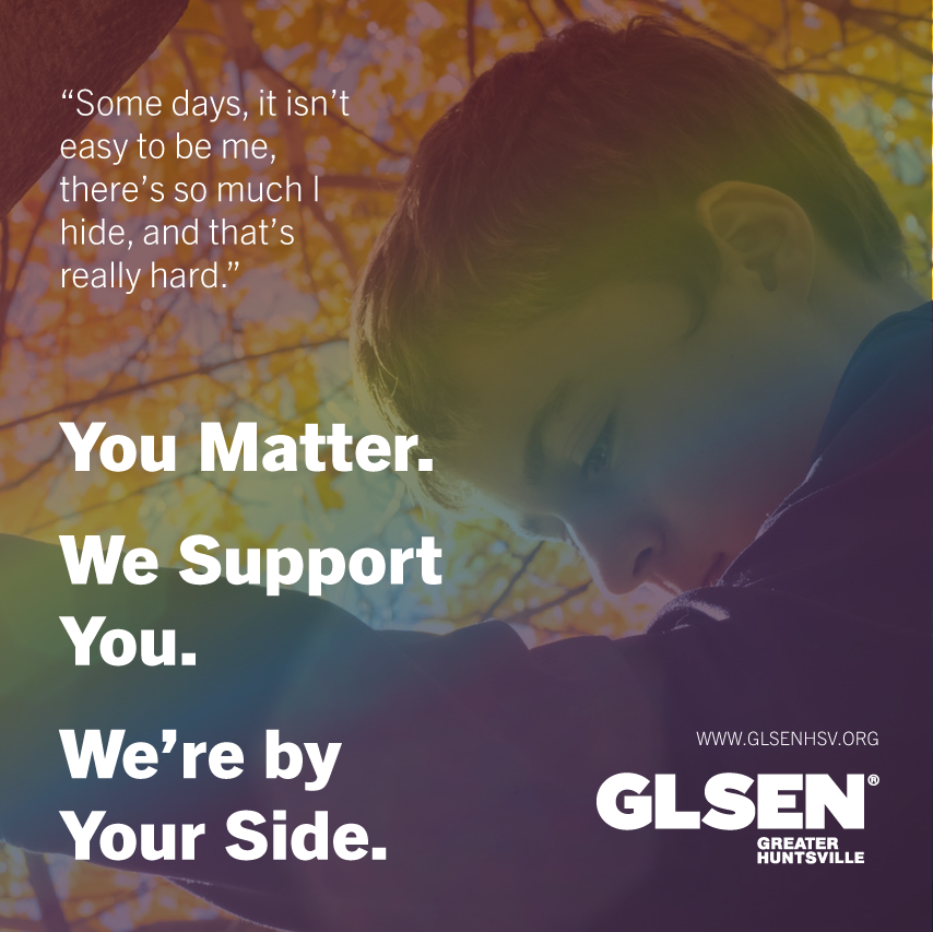 GLSENHuntsville's tweet photo. #itgetsbetter but until then, we're here to help #trans.  #lgbt #glsen #safeschools #gaystraightalliance #gsa #gay #transgender #GLSENproud #queer #nonbinary #gendernonconforming #pan #queerstraightalliance https://t.co/NmUF4An464