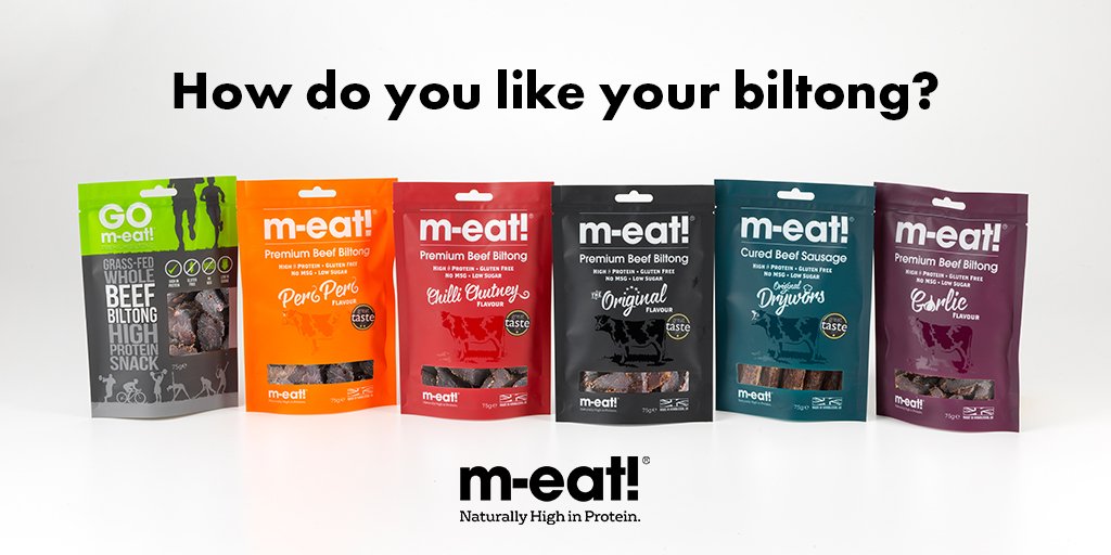 Have you tried our delicious flavours yet? Subscribe now and stand a chance to win free biltong for a year! m-eat.co.uk #competition #offer #biltong #UK