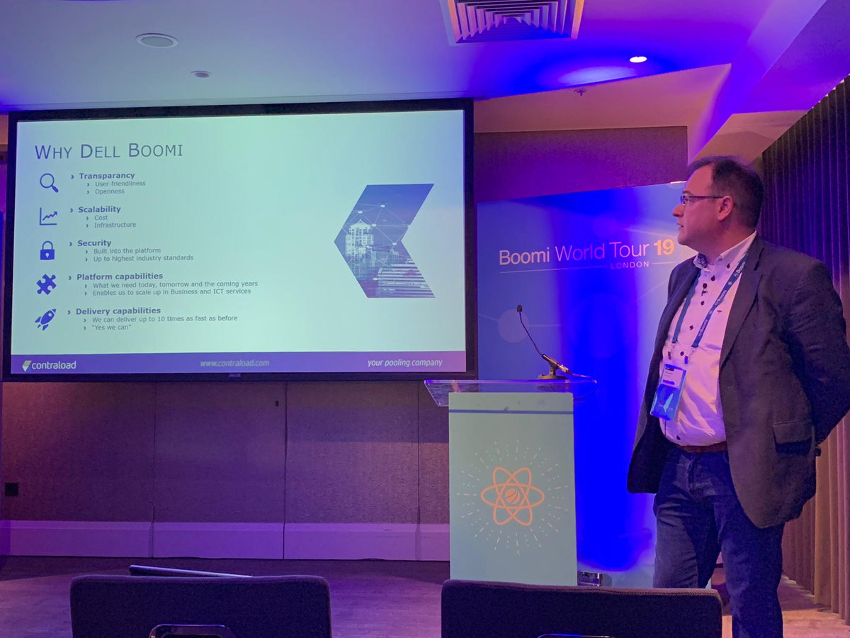 ‘Customise in the cloud. Don’t do coding yourself. Use best of breed.’ <a href="/boomi/">Boomi</a> helped IT at <a href="/contraload/">Contraload</a> to ‘get its seat back at the management table’ - with projects delivering up to 10x faster than before, says <a href="/RFonteyn/">Raf Fonteyn</a> #BoomiTourLondon