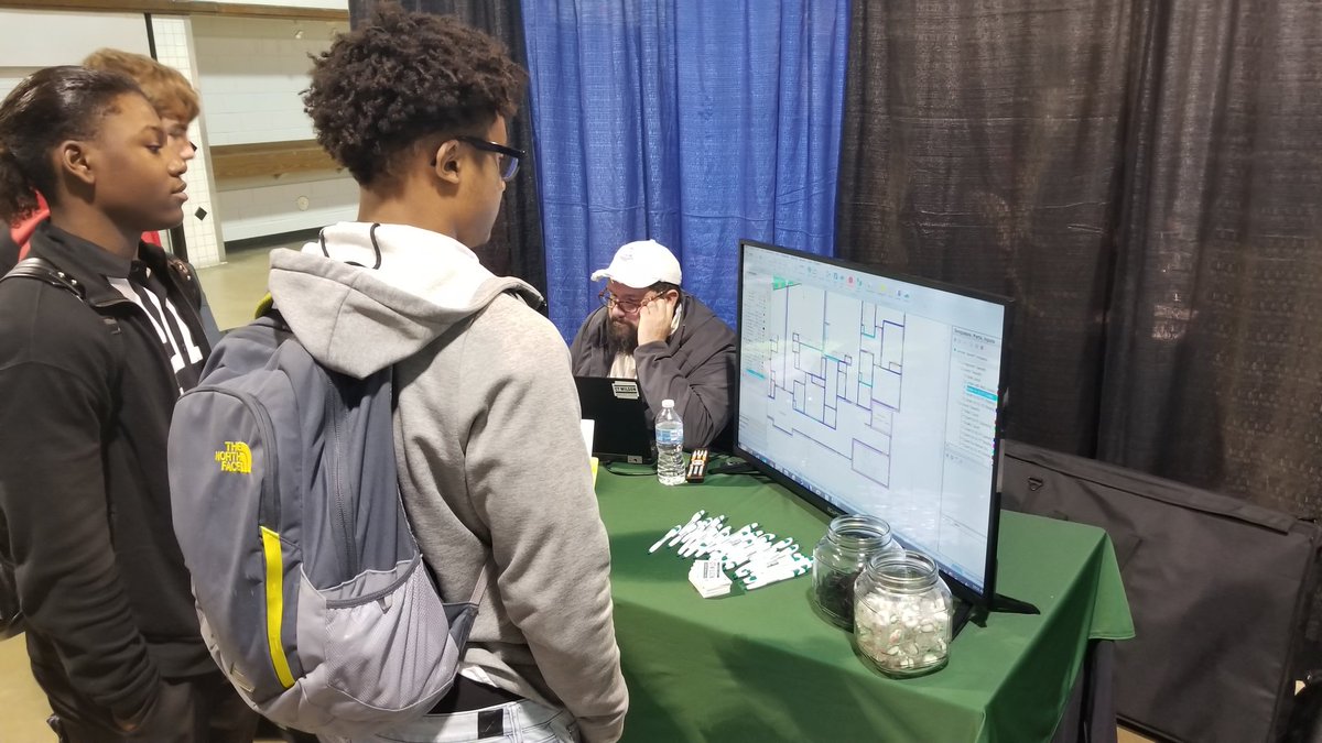 We are participating in the <a href="/NCDOT/">NCDOT</a> Construction Career Day at the fairgrounds. Building relationships with industry and making the connection between school and careers. <a href="/NAFCareerAcads/">NAF</a> <a href="/wcpssmagnets/">WCPSS Office of Magnet Schools (Choice Schools)</a> @STC_WCPSS #BeFutureReady