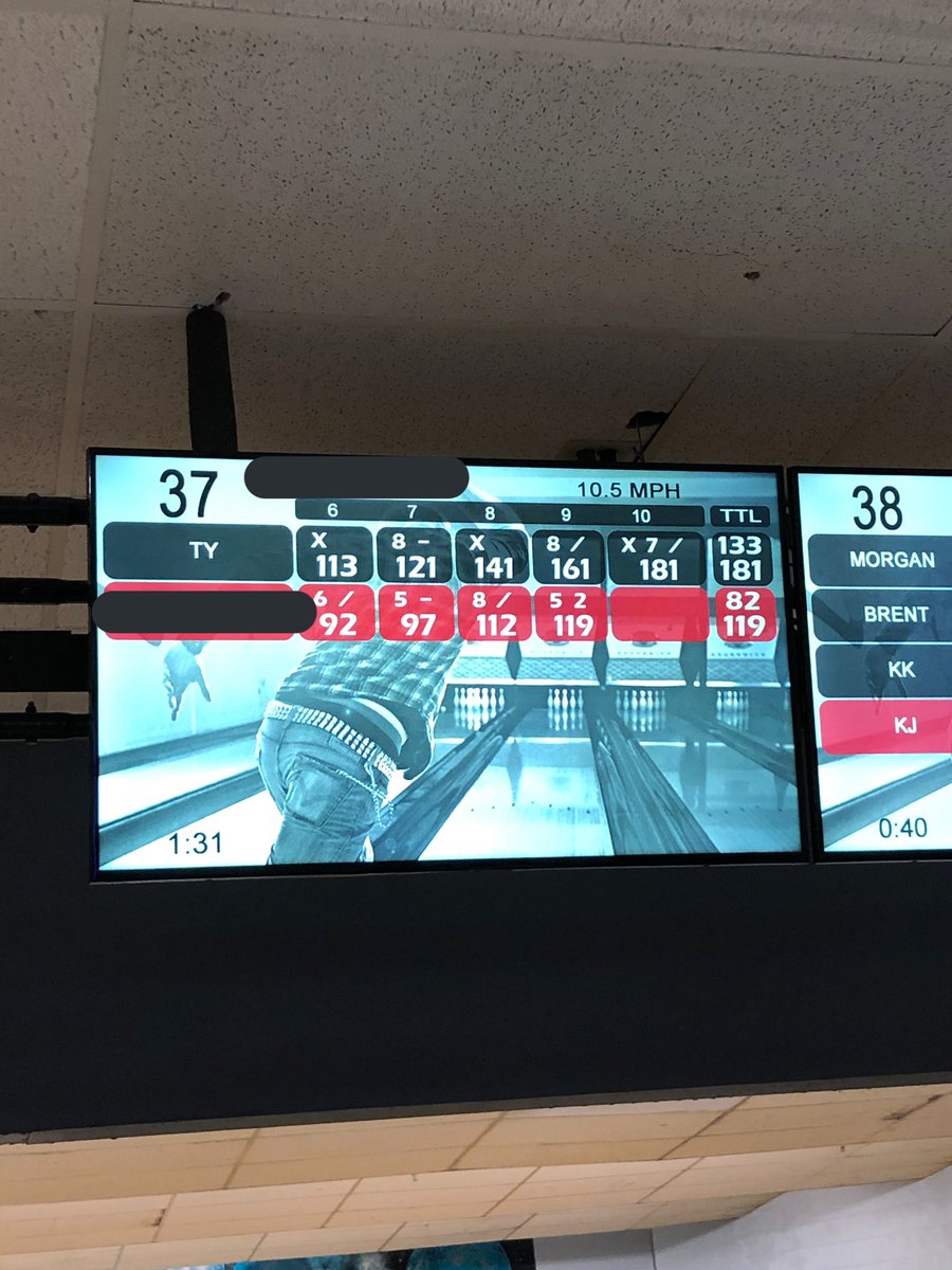 PulsifyTH's tweet image. i’m basically a pro bowler 😂😂 pretty sure this is my highest score ever and i’m proud of it #pba