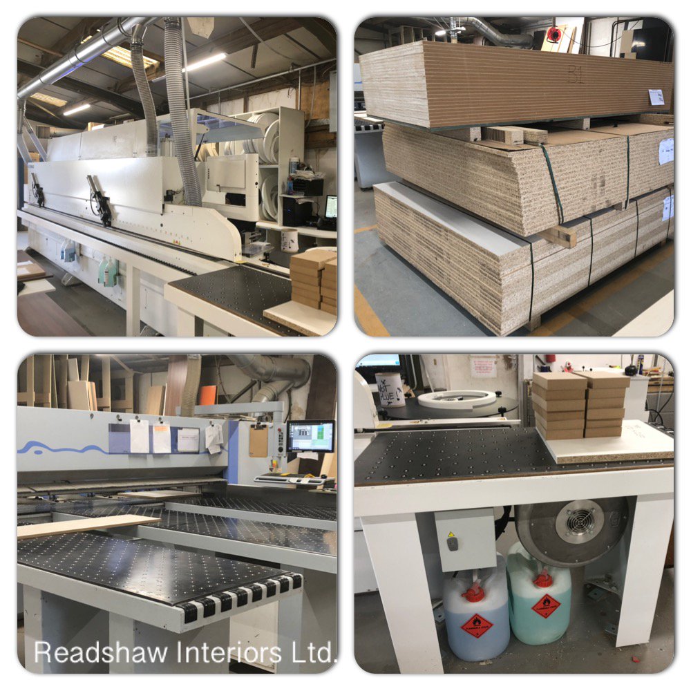Investing in new machinery ensures we can satisfy briefs, whatever the spec, budget or deadline. #readshawinteriors #cnc #edgebander #panelprocessing
