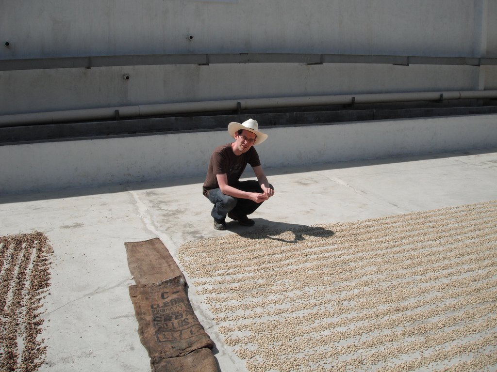 Could it be? Actual evidence of Raveler co-founder Jaime van Schyndel wearing a cowboy hat? But seriously, Jaime has been roasting coffee for awhile- he founded <a href="/barismo/">barismo</a> in 2008. We talked about data collection, and when it's truly useful. Check out the full article- link in bio!