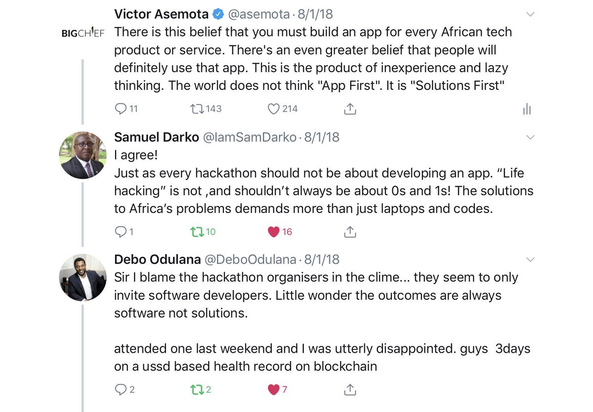 At other times, the point gets amplified further so there is no need for the OP to answer further questions if you are following the conversation. I see this as the fundamental difference between us and Silicon Valley. People have conversations, we have meaningless arguments.