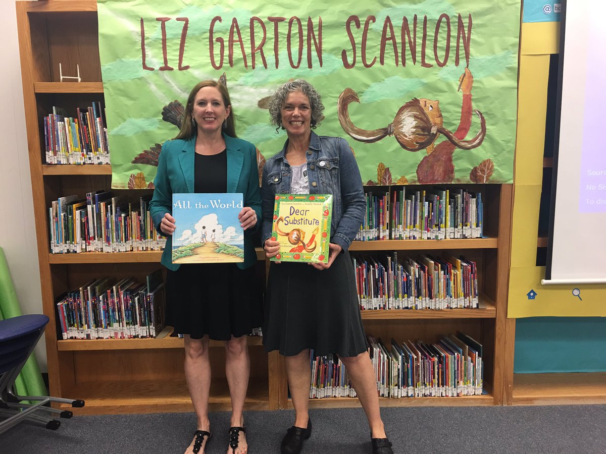 Brushy Creek El Library (@bcelibrary) on Twitter photo So excited for Liz Garton Scanlon <a href="/LGartonScanlon/">Liz Garton Scanlon *INACTIVE*</a> today at BCE for 1st and 2nd grade. ❤️<a href="/kylemcbride_art/">Kyle McBride</a> for banner!! So excited for Liz Garton Scanlon <a href="/LGartonScanlon/">Liz Garton Scanlon *INACTIVE*</a> today at BCE for 1st and 2nd grade. ❤️<a href="/kylemcbride_art/">Kyle McBride</a> for banner!!