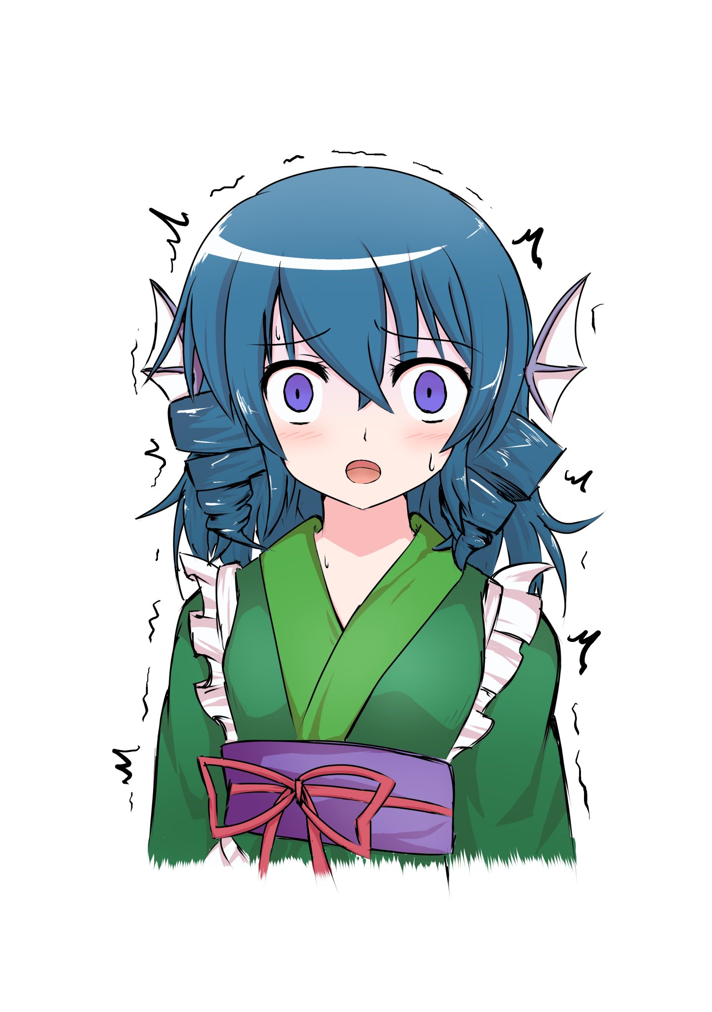 通勤快速大宮 このわかさぎ姫の絵が見たいとdmいただいたので投稿します 頑張って描きました わかさぎ姫とキスしたいかも