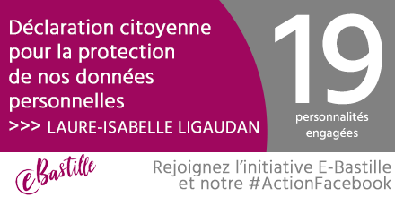isoc_france's tweet photo. #ActionFacebook @e_bastille 19 personnalités, dont #LaureIsabelleLIGAUDAN, s'engagent dans une "Déclaration citoyenne pour la protection de nos données personnelles" https://t.co/meGD2KsyaY #RGPD #GDPR #Privacy #DonneesPersonnelles https://t.co/R1xxC4r1qo