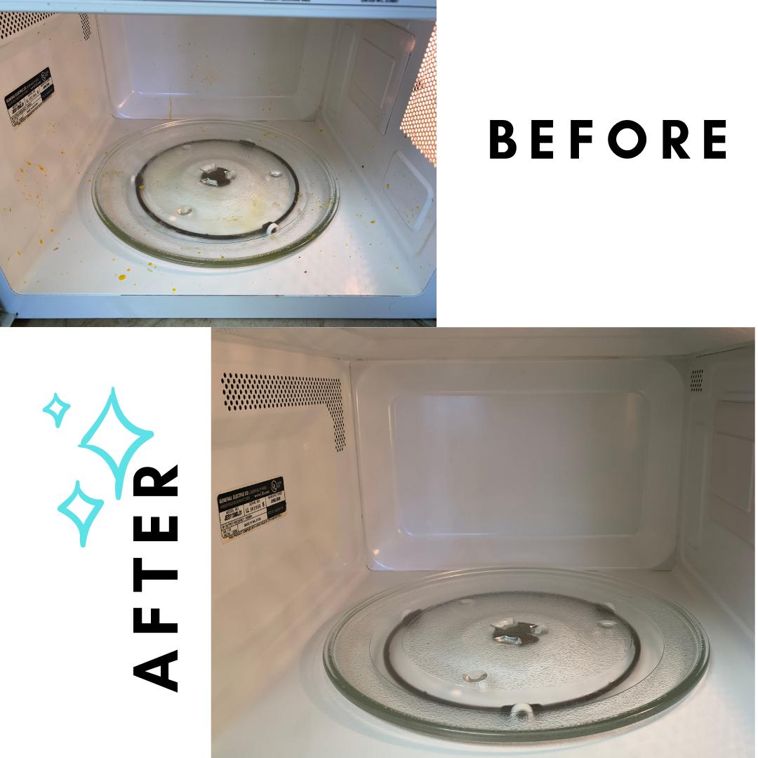 Dashingmaids's tweet image. #beforeandafter #cleanin'up  Spend your weekends in the mountains 🏂🗻🏕  not scrubbing out the microwave!