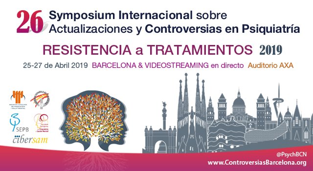 PsychBarcelona's tweet photo. Prof. Oliver HOWES, Abril 26, 2019
(@KingsIoPPN @ImperialMed, Reino Unido)
PONENCIA: "De la calle al núcleo estriado: la patogenia de la esquizofrenia y lo que esto significa para la respuesta al tratamiento y la resistencia"
#Barcelona & #DirectoOnline
https://t.co/diWOFUNfFS https://t.co/WFbbYM8lTd