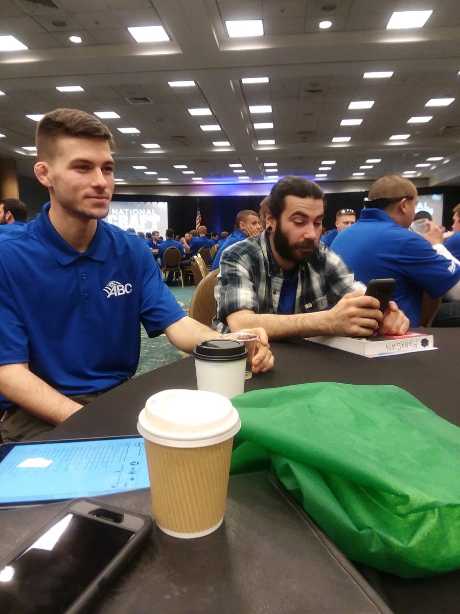Our Local Craft Champions, Shawn and Anthony, are ready to take their exam at the 2019 National Craft Championship this morning! Good luck to them!