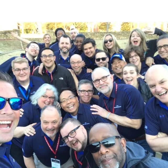 AlannaKopania's tweet photo. Missing my @nppanewsvideo family this week. I think of @LittleJoeTV every mic flag I see and giggle at every bitmoji @MikeWJZ sends me. #NVW #Y59 #TDBF #NPPA https://t.co/T3v0M4Bh1k