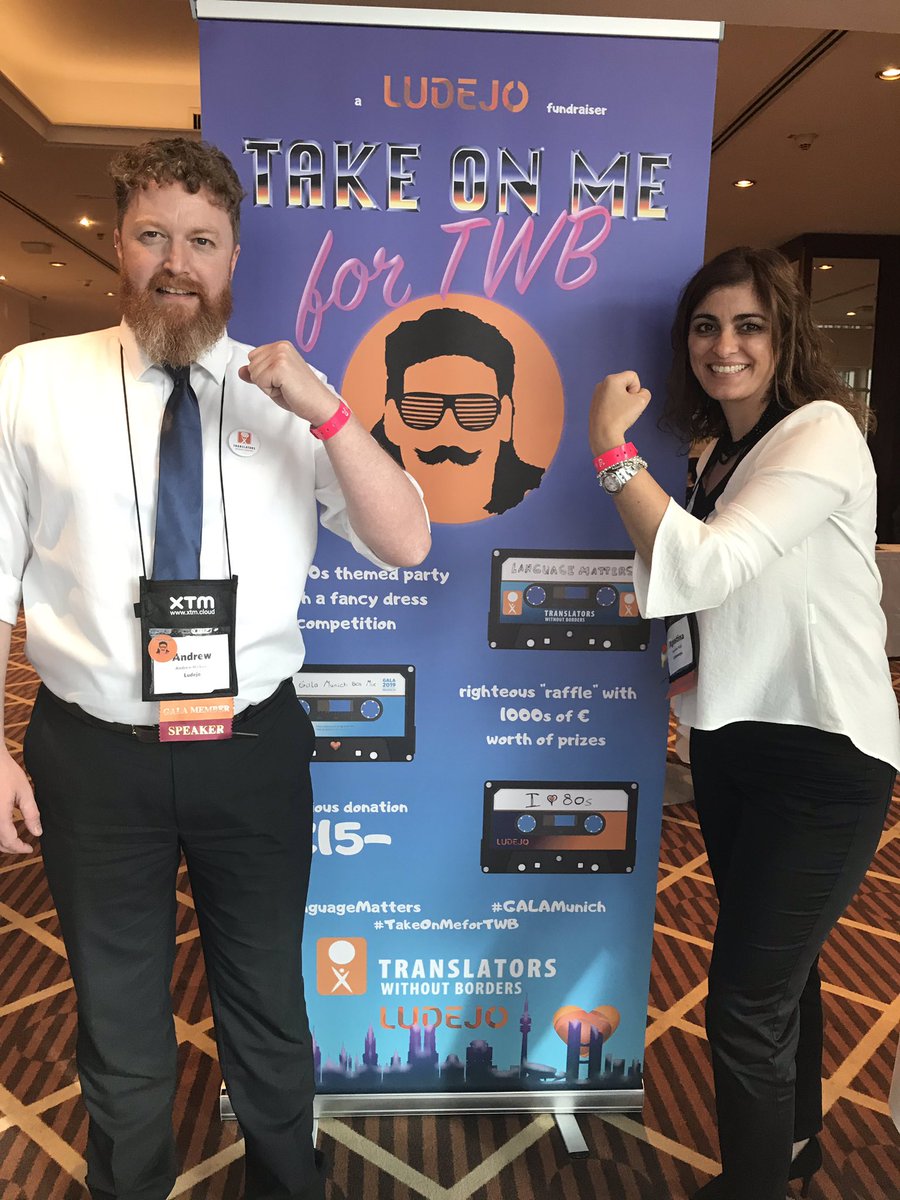 AgustinaPioli's tweet image. #MeInThe80s #LanguageMatters @Trim_Tint_TWB @Andrew_Ludejo supporting #TranslatorsWithoutBorders