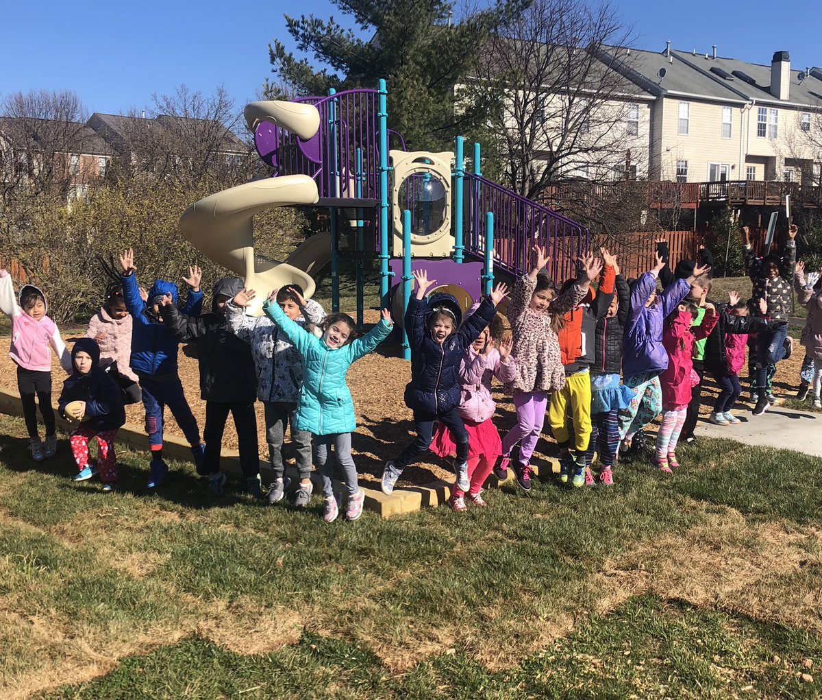 Our NEW playground is finally OPEN!!! <a href="/DtesPta/">Dominion Trail PTA</a> <a href="/DominionTrailES/">Dominion Trail ES</a>