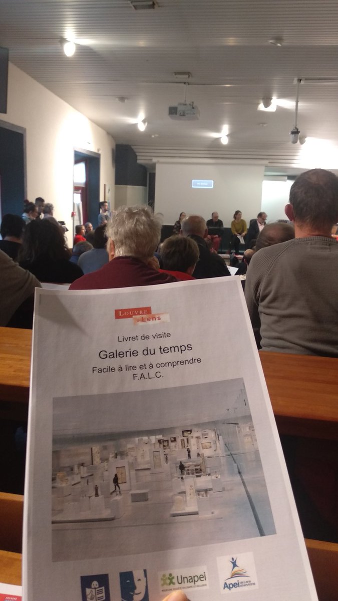 falctu's tweet photo. L'association des amis de parents d'enfants inadaptés (Adapei Lens) a organisé des ateliers de traduction en #FALC du parcours de visite du @MuseeLouvreLens. Des œuvres expliquées en #FALC pour rendre l'art accessible à tous. Un projet inspirant 👏 https://t.co/33pUOwSmwU