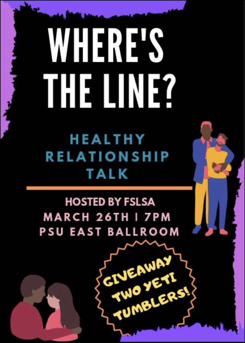 MSU_FSLSA's tweet photo. EVENT TONIGHT AT 7pm
•The chapter with the highest attendance gets $100 to their philanthropy 
• If 25% of your chapter attends, it counts as an educational event
•Giveaway of TWO YETI TUMBLERS

We hope to see all of you there! https://t.co/omAcuB1iSy