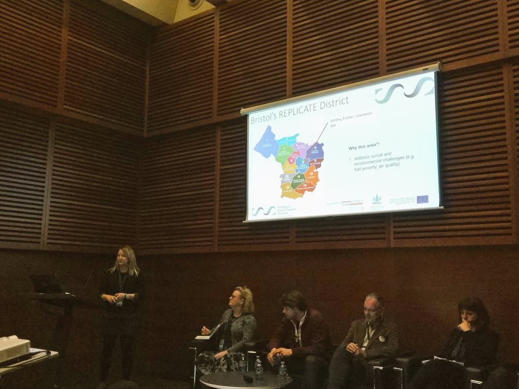 ReplicateEU's tweet photo. @sazzlelee from @BristolCouncil is participating in the 'Citizens on the core of city transformation' meeting. Are you going to miss it? @ConnectBristol #ReplicateEU #EuropeanSmartProjectsSummit #smartcities https://t.co/k9tUJtwLMt